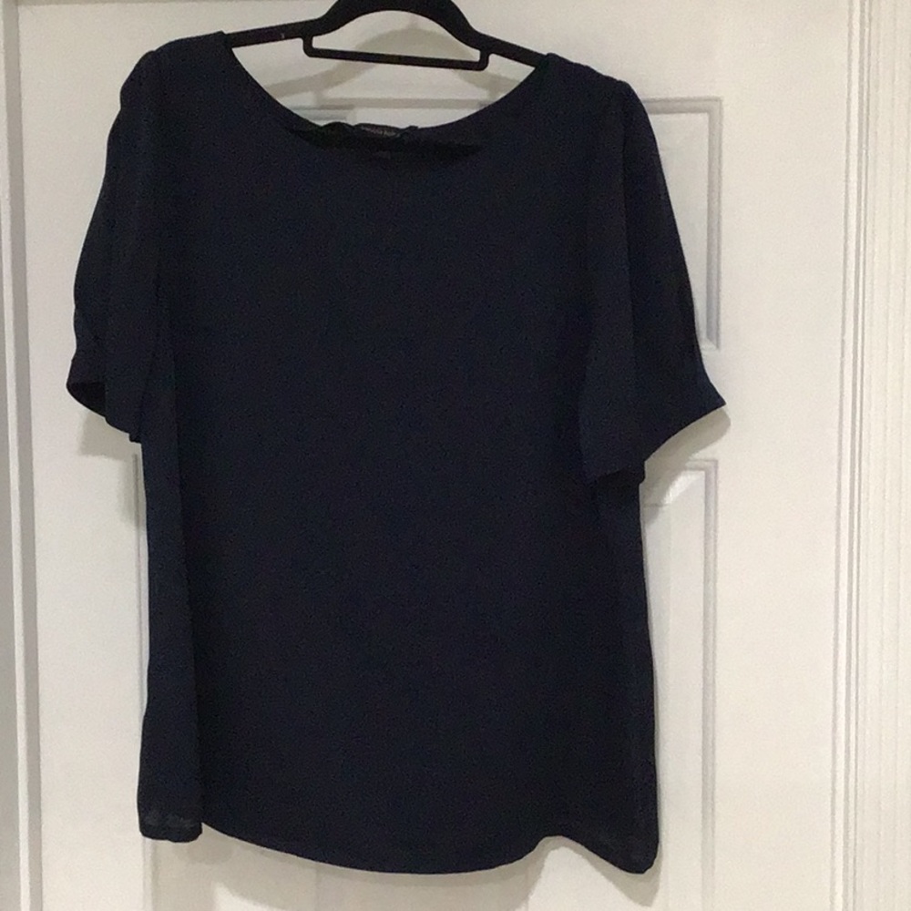 BANANA REPUBLIC NAVY BLOUSE
